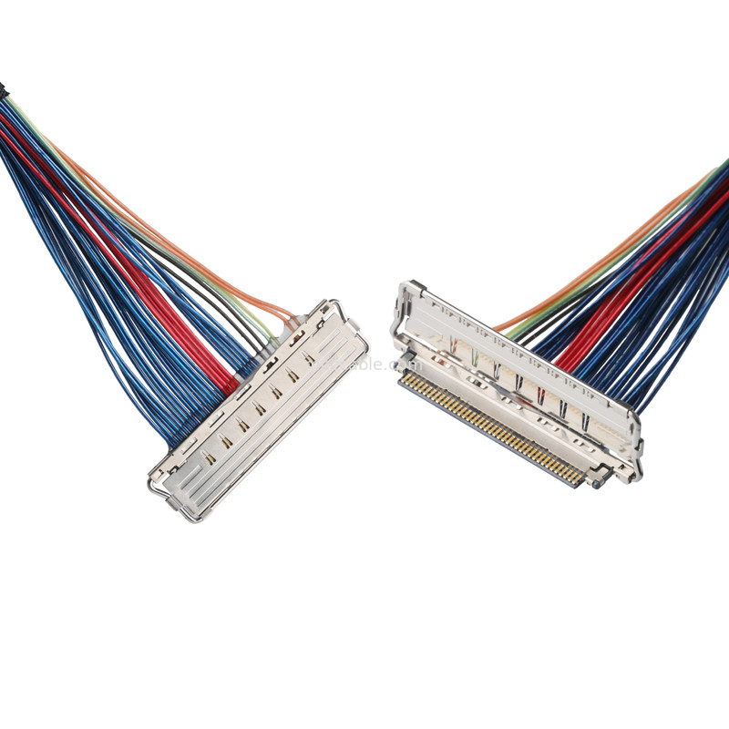 JAE FI-RE51-HL và JST EHR-7 đến 20679-040T-01 LVDS EDP Cable Micro Coaxial Cable