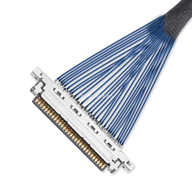 Dài tùy chỉnh LVDS Micro Coaxial Cable 0.4mm 20453z-030 SD đến 20347 Với khóa cơ khí