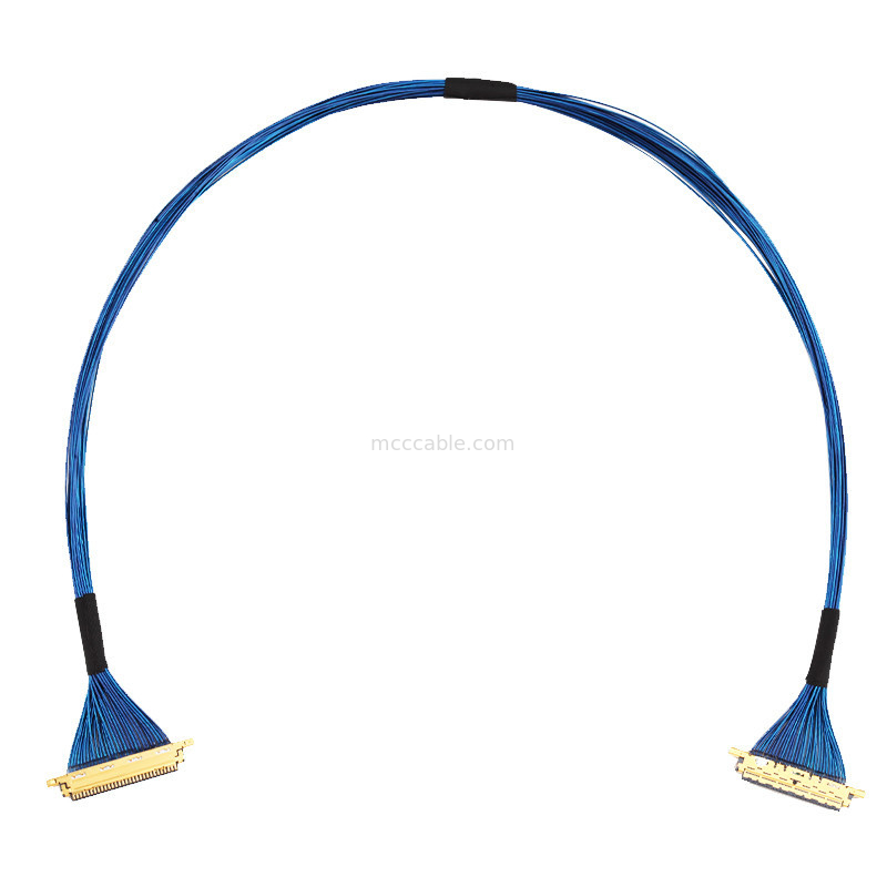 Micro Coaxial 20453-230T-03 đến 20453-230T-03 Lvds Edp Cable Assembly 0.5mm Pitch