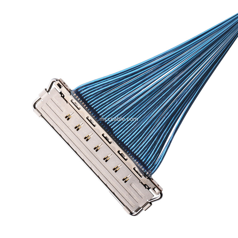 IDC CABLE 20679 20729 Series 20679-050T-01 50P 0.4mm Pitch Horizontal Mating Miniature Coaxial Cable tùy chỉnh