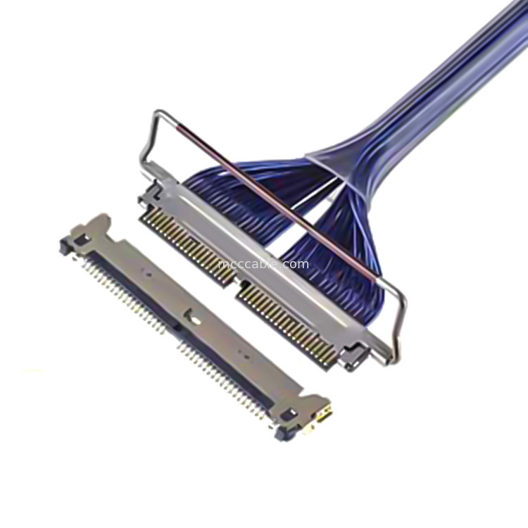 Hd Micro Coaxial Cable 30P 20728 20777-030t-01 0,4 mm pitch Kết nối đồng trục kiểu giao phối ngang
