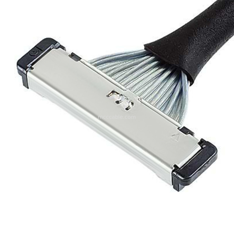 SS 20380-R20T-06 Ổ cắm đầu nối cáp đồng trục siêu nhỏ Cáp kết nối lvds 20 chân