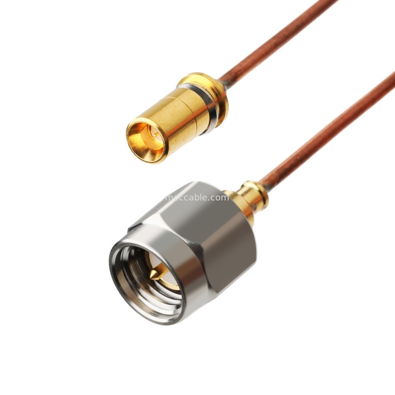 Rohs Semi Rigid Coaxial Cable Vita 67 Smpm Cắm thẳng đến Sma Male Cắm thẳng Sro47