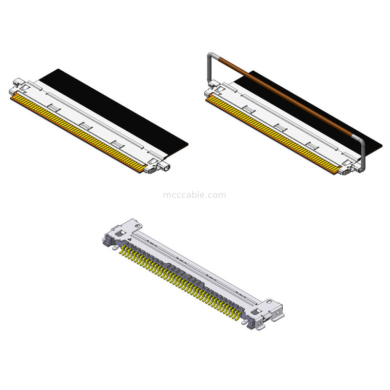 40P Cáp đồng trục ô tô kết nối 20858-040T-01 40Pin hướng kết hợp ngang