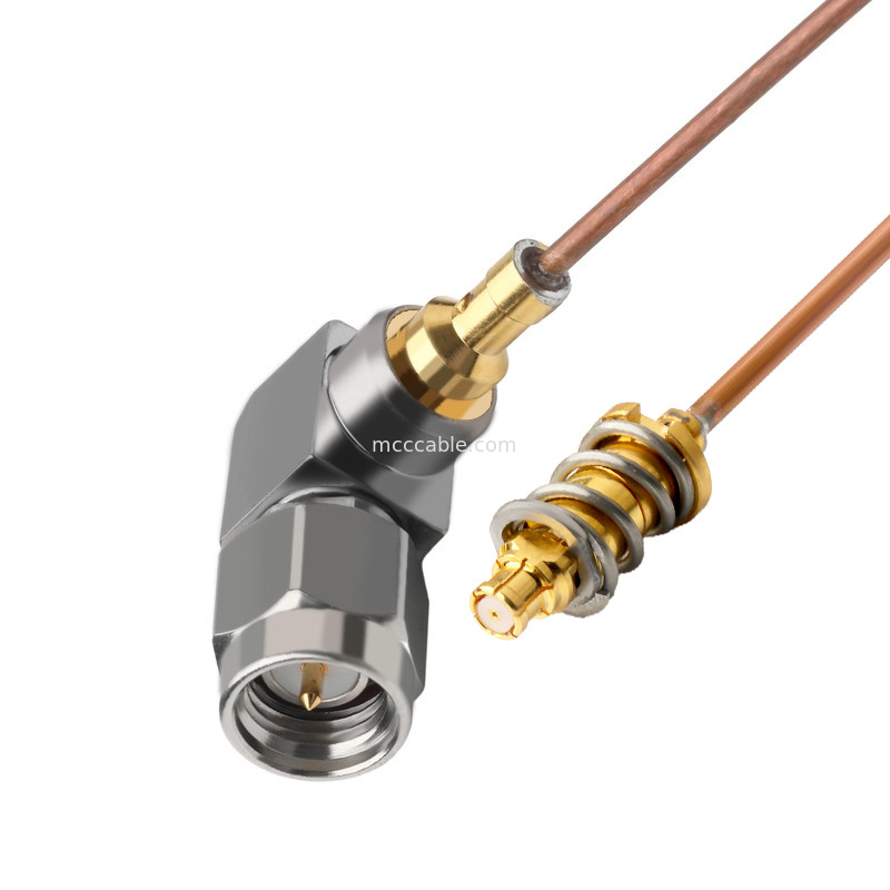 Vita 67 Smpm Cáp đồng trục thẳng bán cứng Jack đến Ra Sma Plug Right Angle Plug Connector Sro47