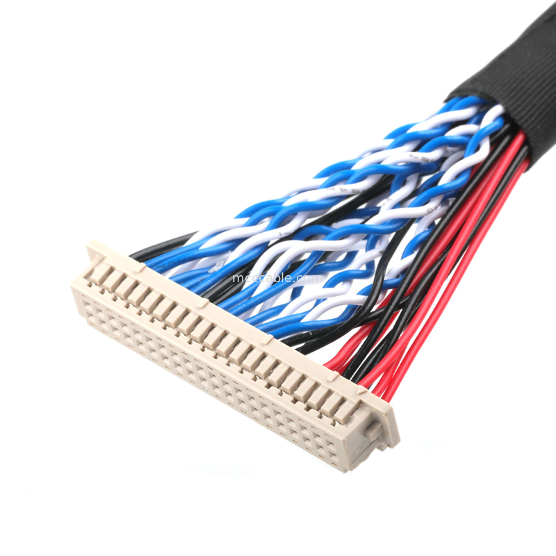 LVDS Cable DF13-4008-1.250 10 đến FI-X30HL và KW30-8P-10 800 Cable Coaxial Connector