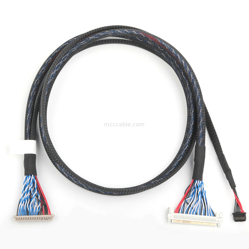 LVDS Cable DF13-4008-1.250 10 đến FI-X30HL và KW30-8P-10 800 Cable Coaxial Connector