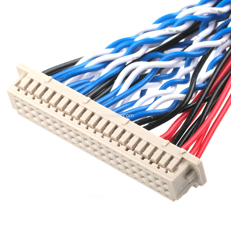 LVDS Cable DF13-4008-1.250 10 đến FI-X30HL và KW30-8P-10 800 Cable Coaxial Connector