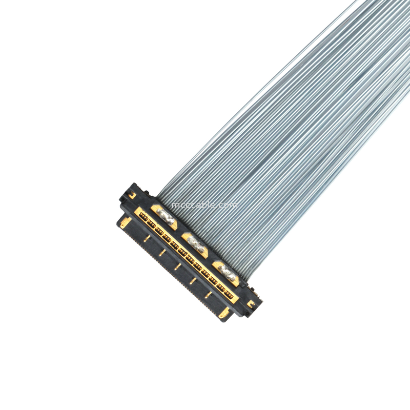 KEL XSL20-48S 0.25mm Pitch Micro-Coax Cable, 44AWG PFA được bảo vệ, hai đầu