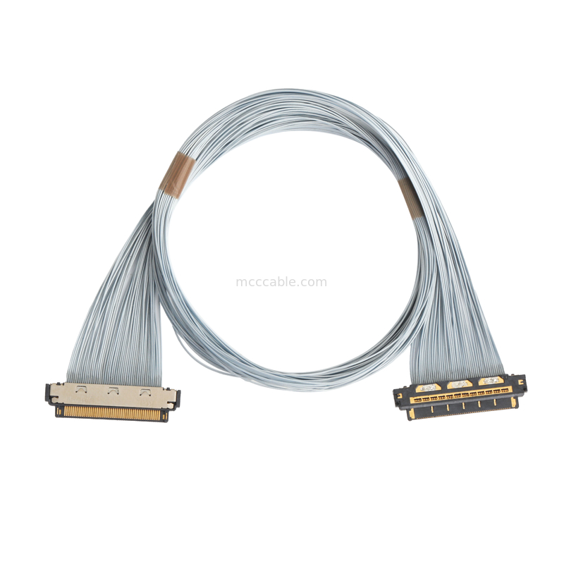 KEL XSL20-48S 0.25mm Pitch Micro-Coax Cable, 44AWG PFA được bảo vệ, hai đầu
