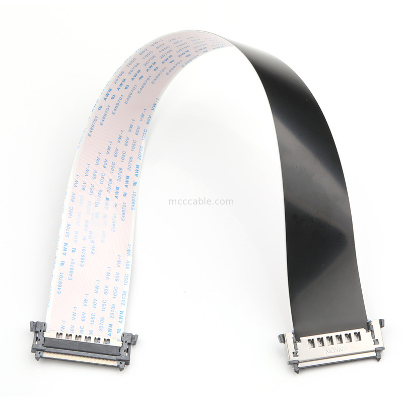 Cáp FFC RE51 51 chân, Khoảng cách 0.5mm, UL489701, Chống nhiễu EMI, Tốc độ dữ liệu 2Gbps