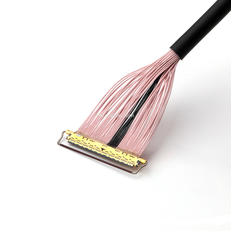 Cáp Micro-Coaxial 50 pin, độ cao 0,4 mm, được bảo vệ, để truyền dữ liệu tốc độ cao