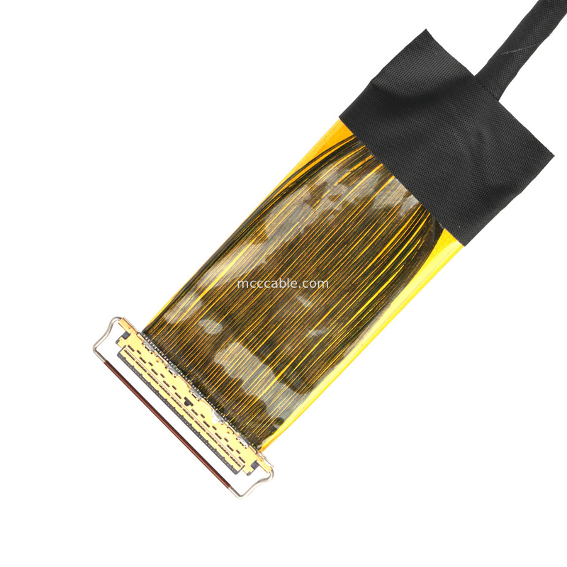 Cụm cáp đồng trục siêu nhỏ 50 chân với dây bọc AWG38 cho dữ liệu tốc độ cao