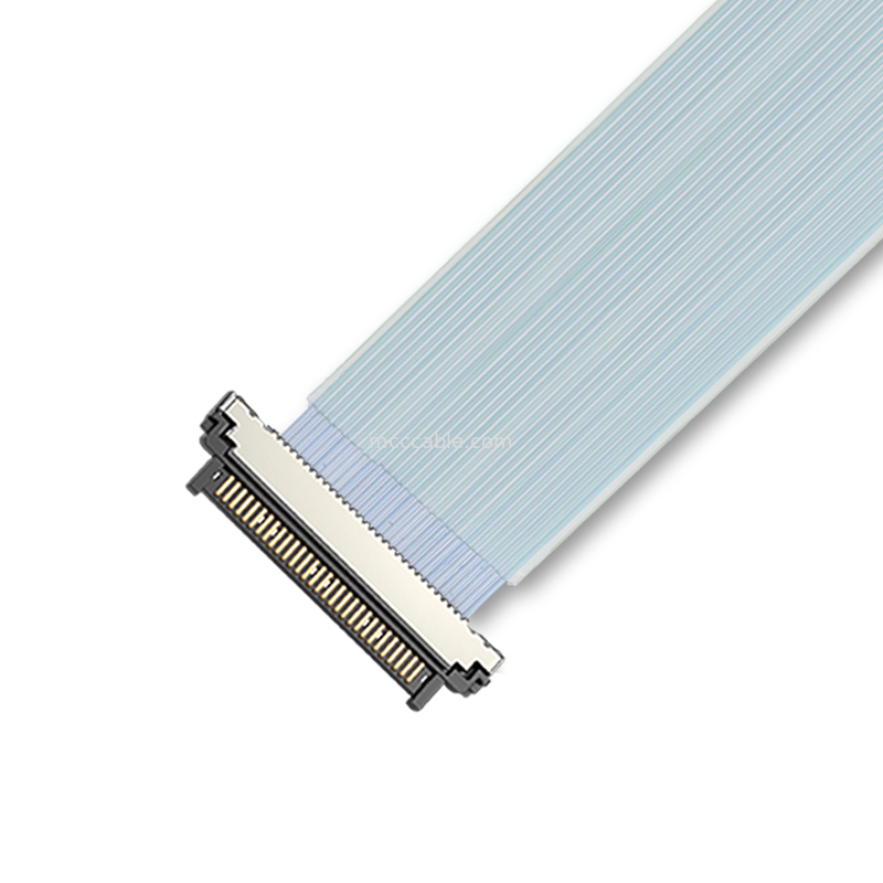 USL20-30SS-040BH 0.4mm Micro Coax Cable 56Gbps PAM4 Optimized For AI Accelerator Boards