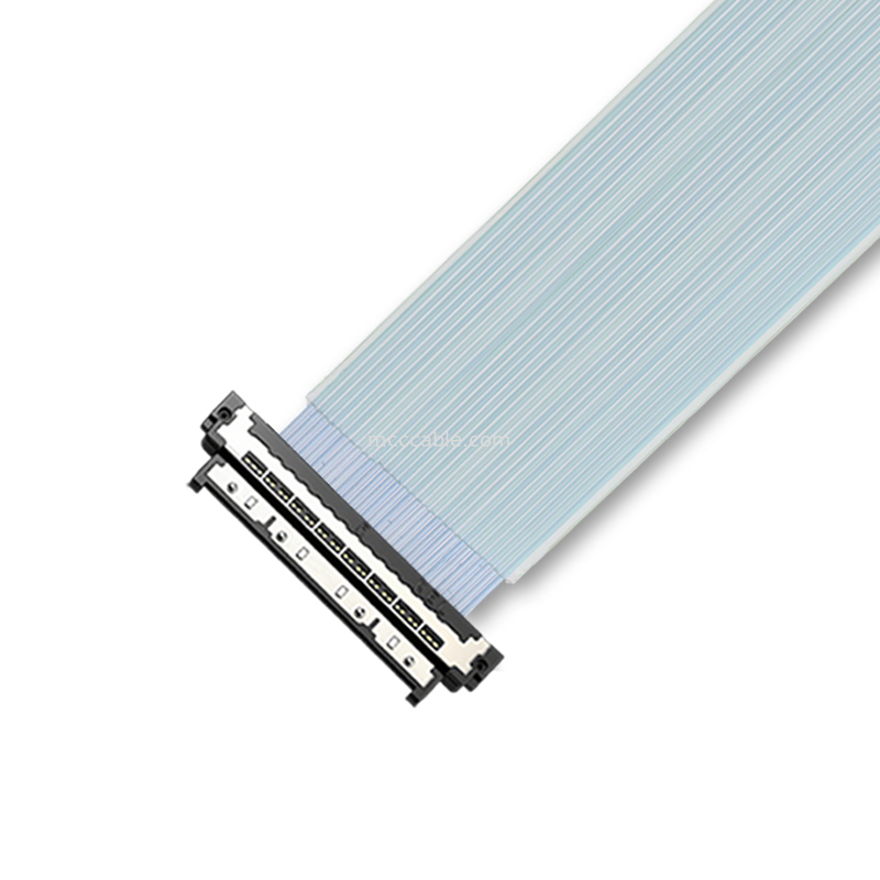 USL20-30SS-040BH 0.4mm Micro Coax Cable 56Gbps PAM4 Optimized For AI Accelerator Boards