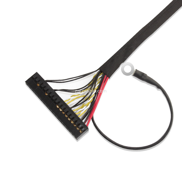Lắp ráp cáp LVDS 30 chân, Cáp Lvds 51 chân FI X30HL-B cho bảng điều khiển màn hình LCD