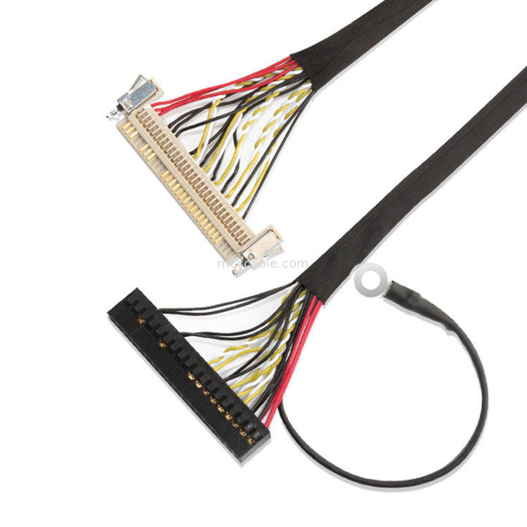 Lắp ráp cáp LVDS 30 chân, Cáp Lvds 51 chân FI X30HL-B cho bảng điều khiển màn hình LCD