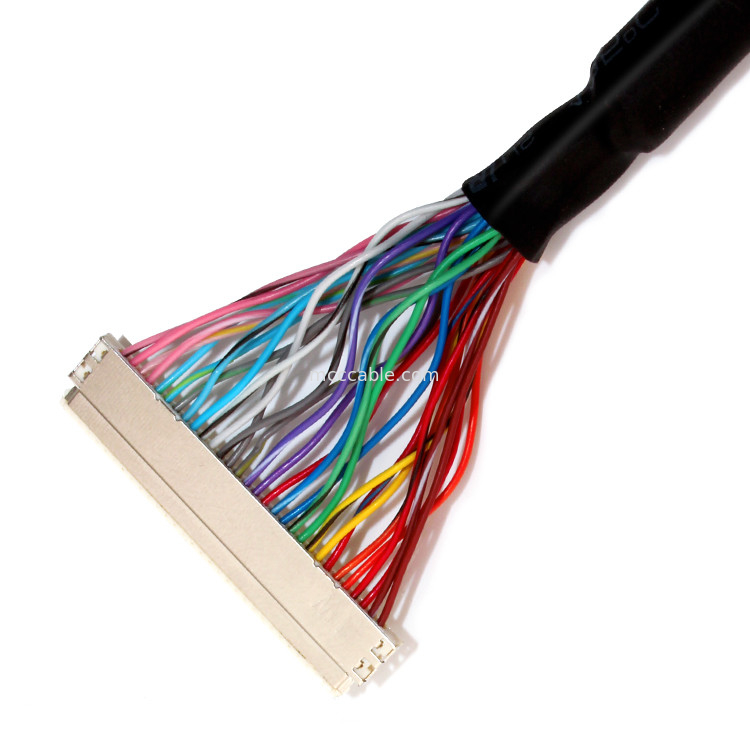 Lắp ráp cáp  30PIN LVDS mở rộng, Df19-30s đến Df19-30s Cáp Lvds dây rời rạc