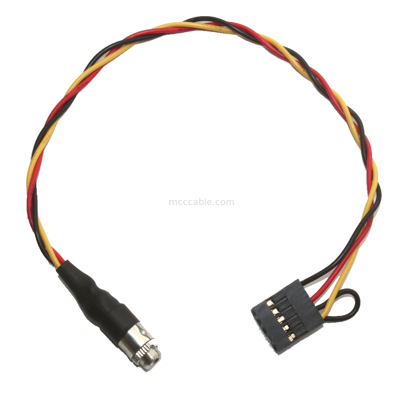 Molex 22 55 2101 Cáp tùy chỉnh Khai thác 2,54mm Pitch 3,5mm Giá treo bảng điều khiển Giắc cắm âm thanh
