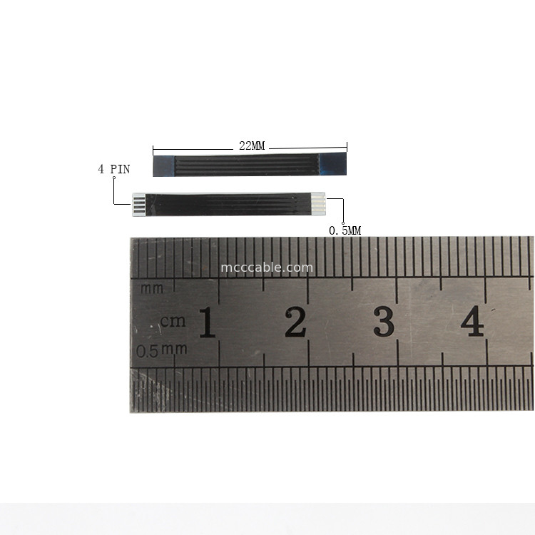 Cáp 4 chân FFC FPC, Cáp Ribbon OEM FFC cho đầu nối màn hình lvds của máy in