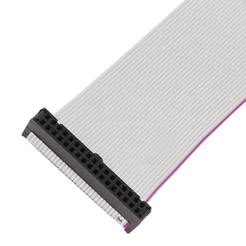 Chiều dài 2,54 mm Cáp ruy băng linh hoạt phẳng, Cáp IDC 10 chân Chiều dài 60mm