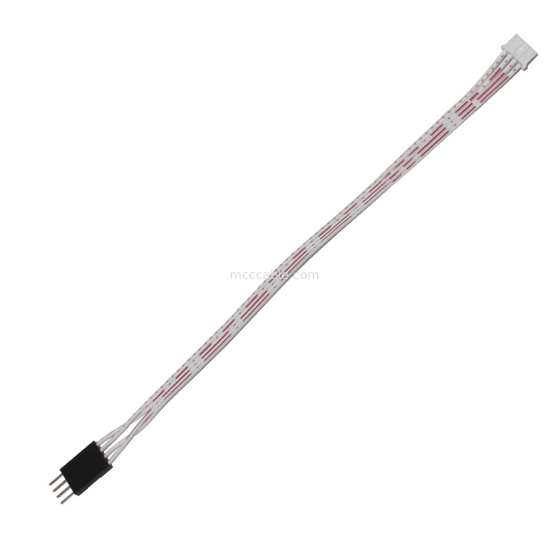 Cáp ruy băng linh hoạt 4 pin Đầu nối Dupont cho cáp mô hình máy bay trực thăng Rc