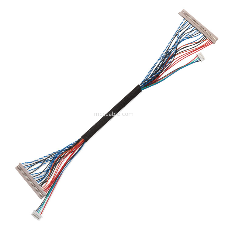 Cáp 250V 20 chân Lvds  Df14 To Df14 Dành cho đầu nối màn hình lvds của máy tính xách tay