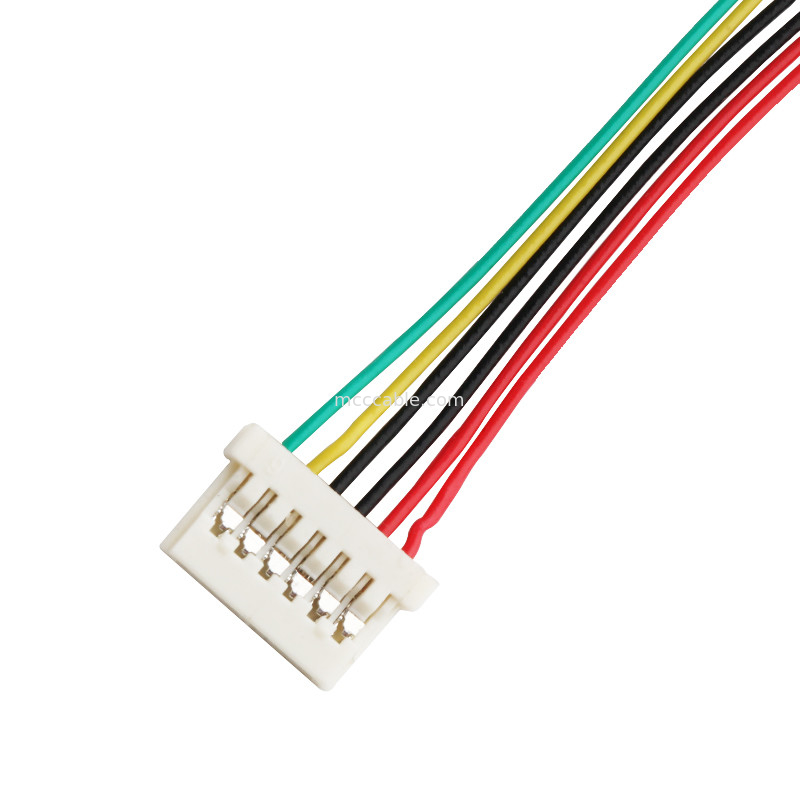 6DS 1.25mm Pitch  DF14 Lvds Lắp ráp cáp Crimping 6 Pin kết nối màn hình lvds