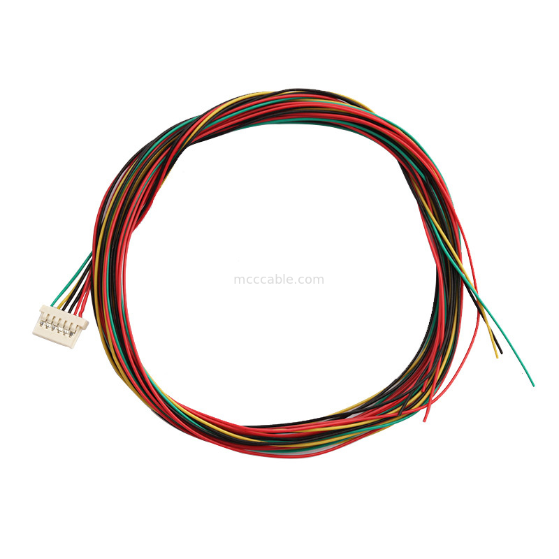 6DS 1.25mm Pitch  DF14 Lvds Lắp ráp cáp Crimping 6 Pin kết nối màn hình lvds