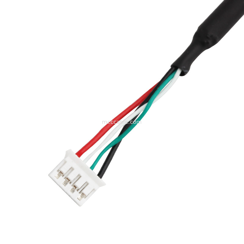 28AWG USB 2.0 ĐẾN JST SPH-4 Bộ khai thác dây tùy chỉnh 9 đầu nối màn hình lvds