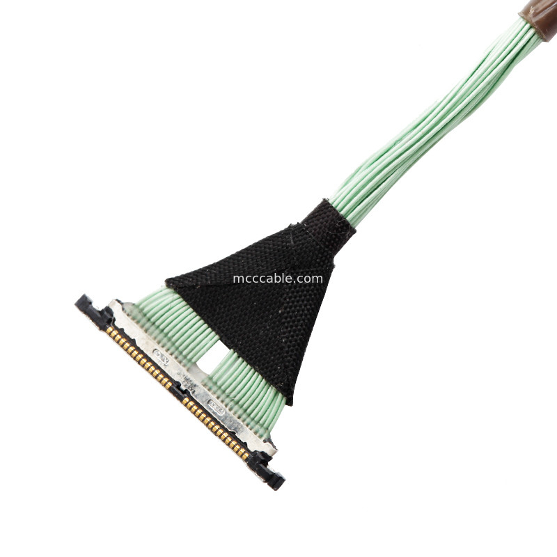 30 Pin Micro Đồng Trục Lvds EDP Cáp  0.3mm Pitch DF56-30P-0.3SD