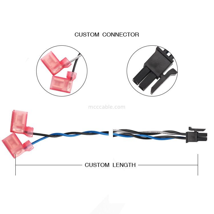 MOLEX 430250408 TO TE 2-520129-2 Lắp ráp cáp nguồn 3.0 4 chân Chiều dài 100mm