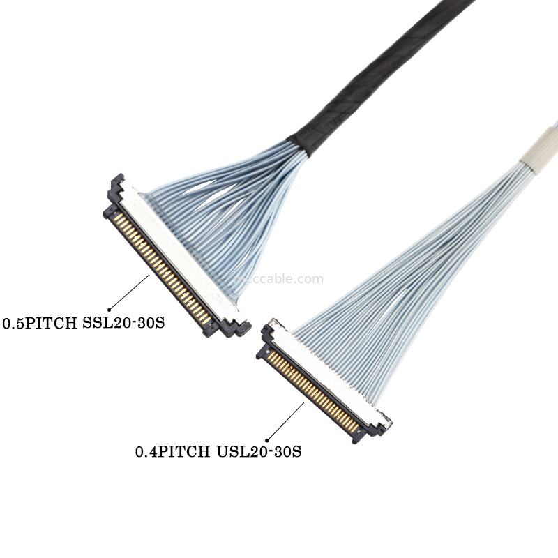 20453-230T-03 đến Kel SSL20-30S Cáp đồng trục vi mô 30P Lvds Edp Bộ lắp ráp cáp