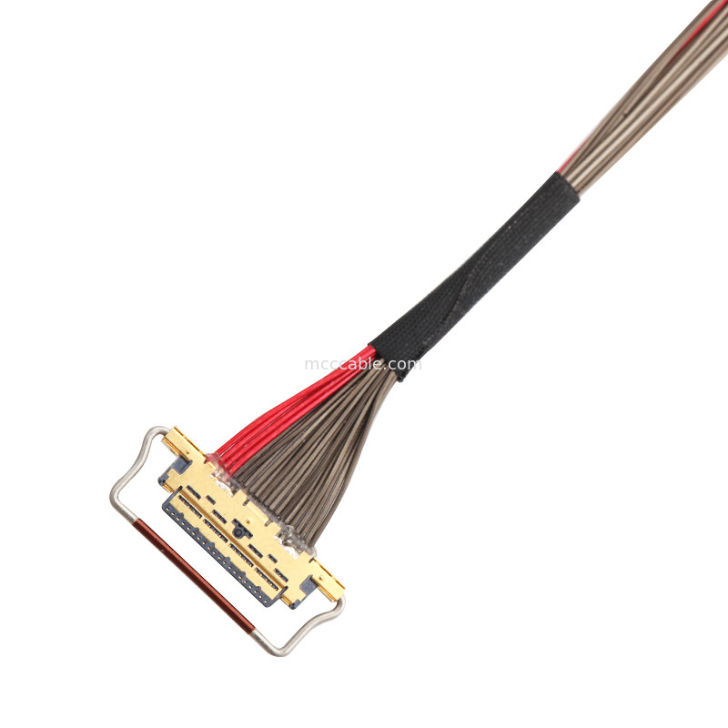 Cáp đồng trục UL EDP LVDS 0.4mm Pitch 20633-220T-01S 20 Pin Độ dài tùy chỉnh