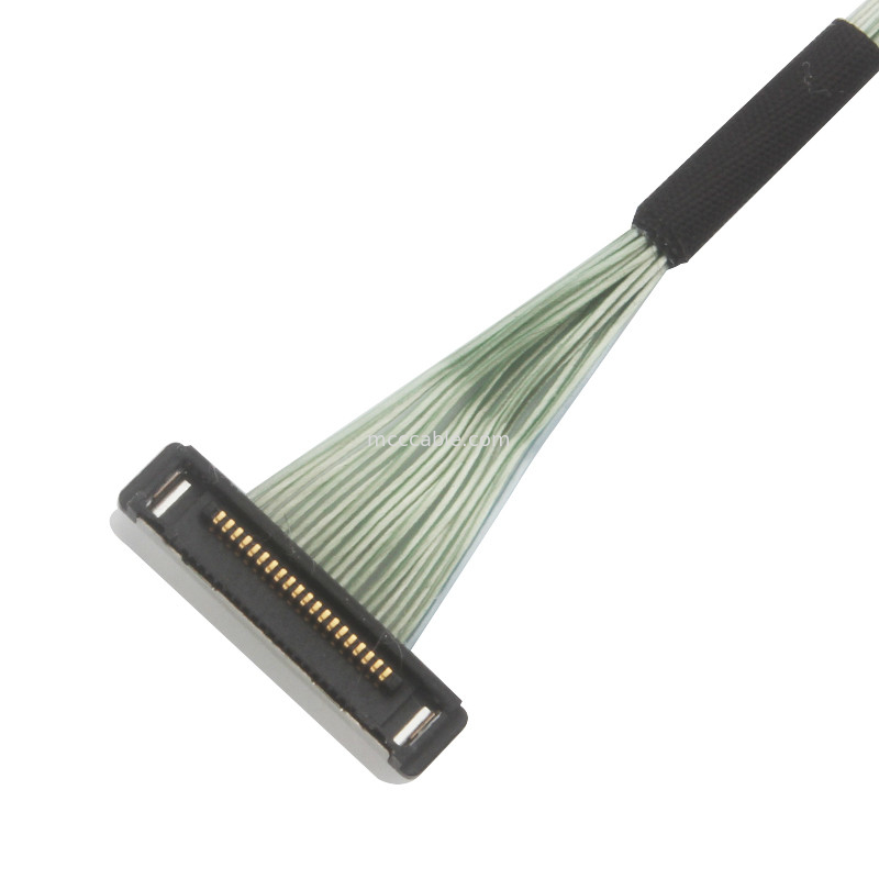 0.4mm Pitch 20380-R20T-06 Micro Coaxial Cable lvds cáp kết nối 20P 0.4mm pitch