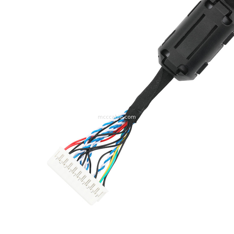 Cụm cáp LVDS EDP Cáp kết nối lvds JST PHDR-20V đến JAE FI-S20S