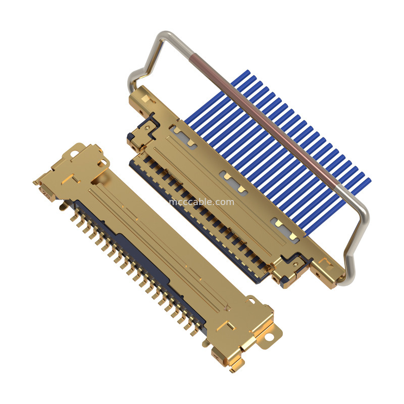 20pin 20453-220T-03 được bảo vệ đầy đủ với nền đa điểm để ngăn chặn rò rỉ EMI