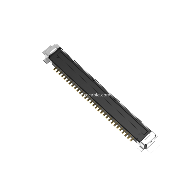 20437-030T-01 Loại giao phối ngang Kết nối đồng trục vi với khóa cơ khí 30Pin 40P 50P 0,4 mm pitch