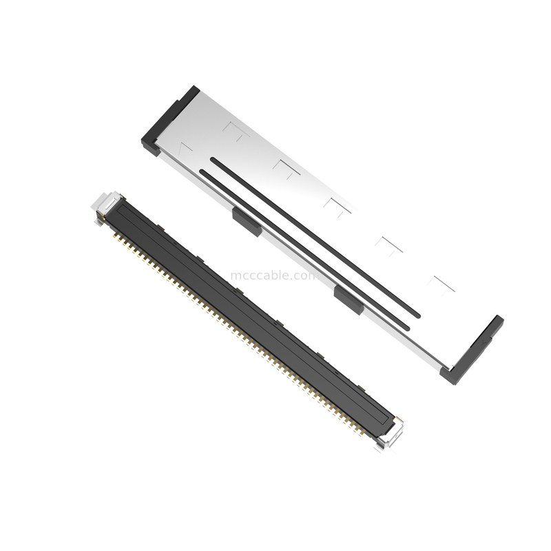 50P Lvds Micro Coax Cable 20437-050T-01 0,5 mm pitch, Vertical mating type micro-coaxial connector