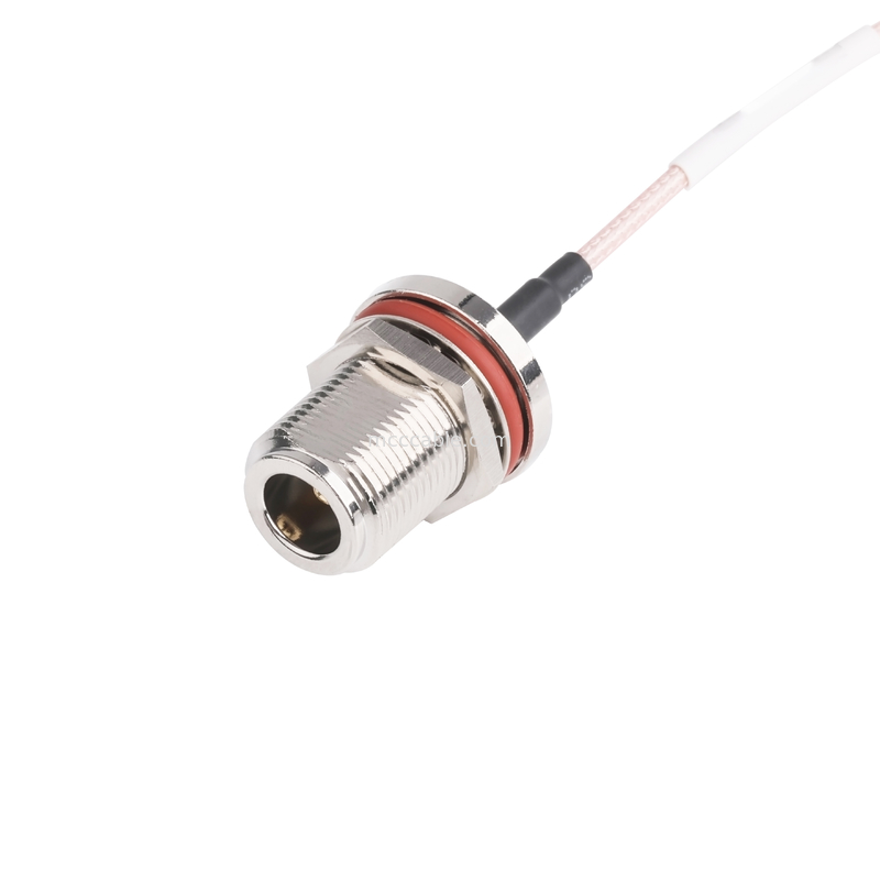 Đầu nối đồng trục N Type Female Rf Mini Cáp tốc độ cao samtec thẳng