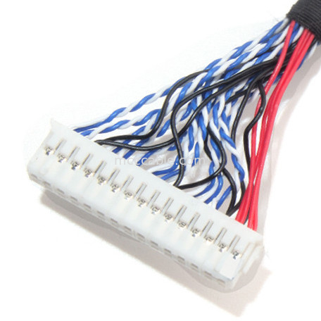 Lắp ráp cáp 26AWG Lcd LVDS 1.0mm Pitch JAE Fix-30ssl-Hf To  Df13 EDP