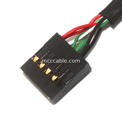 10 Pin 30AWG 2,54mm Pitch Molex Cáp lắp ráp Chiều dài 150mm Molex 22-55-2101