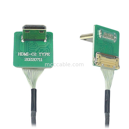 Bộ điều hợp kết nối ®-VS 20525-020E-02 đến 0.4mm Pitch Hd HDMI Adapter Type mini HDMI-C Customized