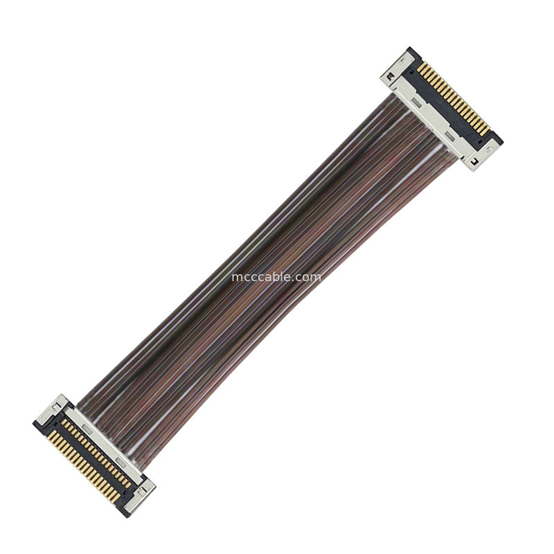 DF49-20P-SHL  Micro Coaxial Cable Assembly DF49-20P 0.4SD Đường dây đồng trục cực kỳ mỏng