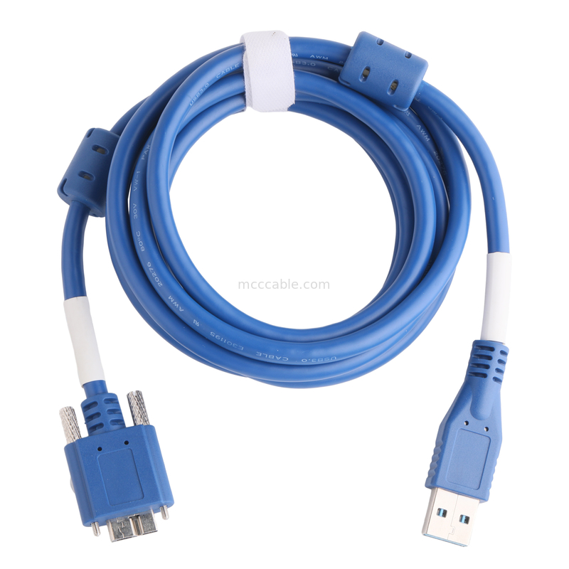 5gbps Micro B To Usb 3.0 Cáp chiều dài tùy chỉnh Màu xanh ROHS