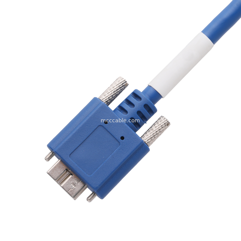 5gbps Micro B To Usb 3.0 Cáp chiều dài tùy chỉnh Màu xanh ROHS
