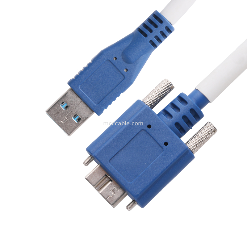 5gbps Micro B To Usb 3.0 Cáp chiều dài tùy chỉnh Màu xanh ROHS