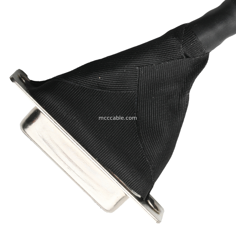 Lvds Cable Assembly  DF13-40Pin Pitch 1.25mm đến HD-SUB 26P FEMALE SLODER UL 1007 20AWG CABLE OEM / ODM