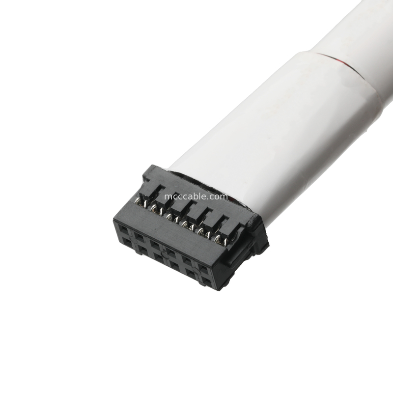 12Pin PA66 P/N DF11-12DS-2C UL 1007 24AWG Bộ kết nối cáp OEM / ODM