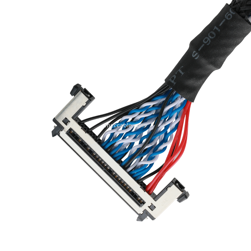 JAE FI-RE51HL-51Pin To  DF13-40DS Sợi cáp UL1061 30AWG Độ dài Tùy chỉnh OEM / ODM